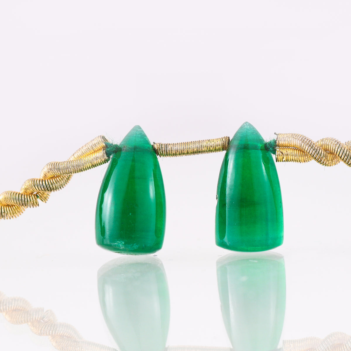 Natural Emerald Goshwara Drops