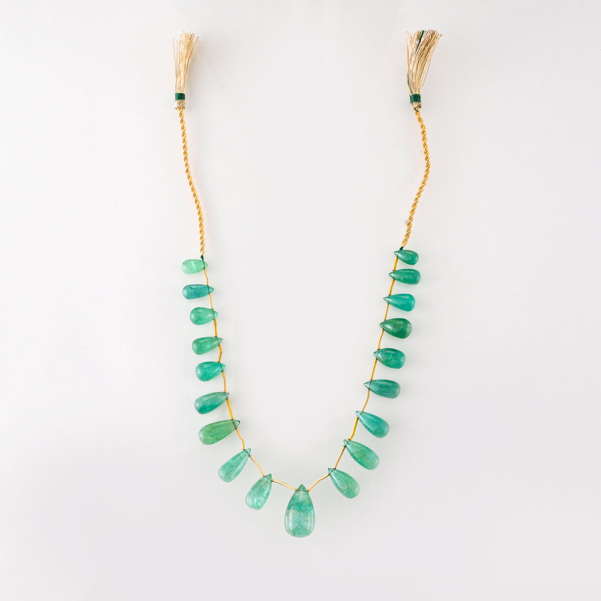Emerald Teardrop Goshwara Strand