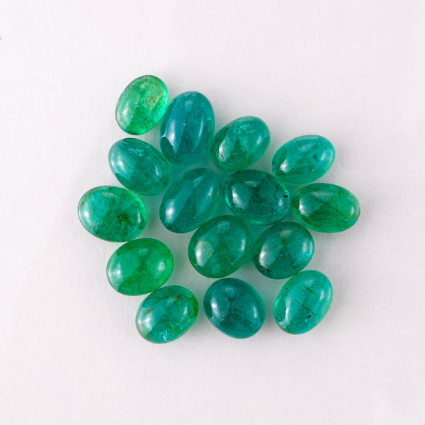 Emerald Oval Cabochon Collection