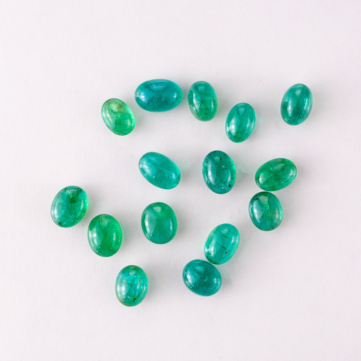 Emerald Oval Cabochon Collection