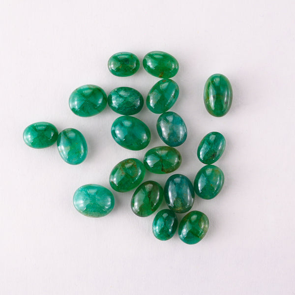 Emerald Oval Cabochon Assortment