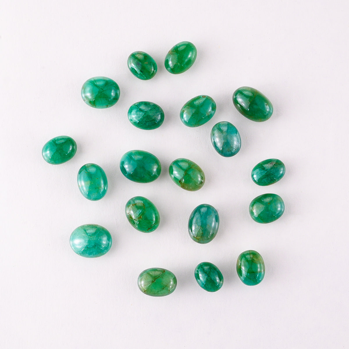 Emerald Oval Cabochon Assortment