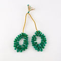 Emerald Floral Goshwara Pair