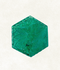 Emerald Sunburst Hexagon