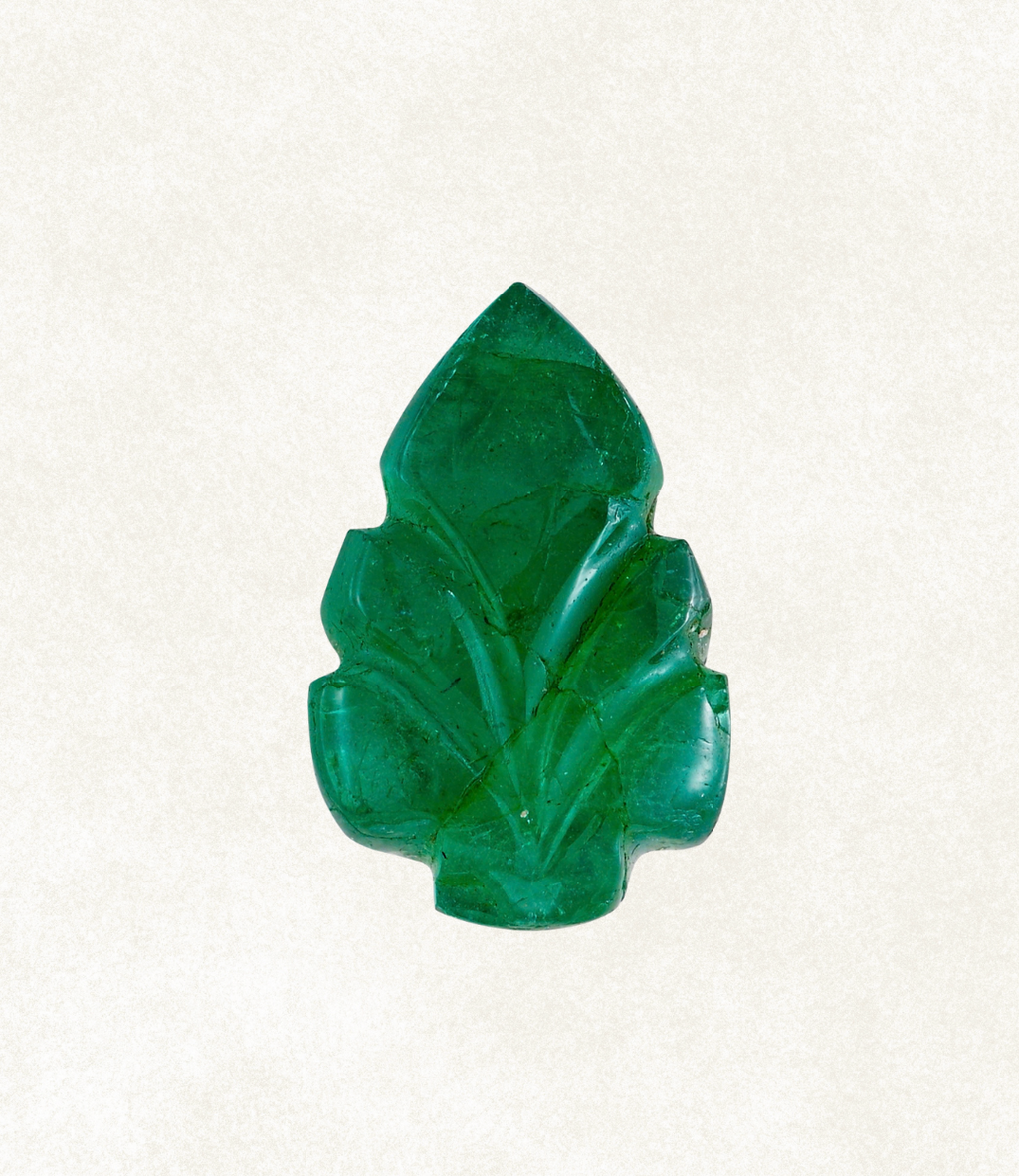 Emerald Lotus Bud Carving