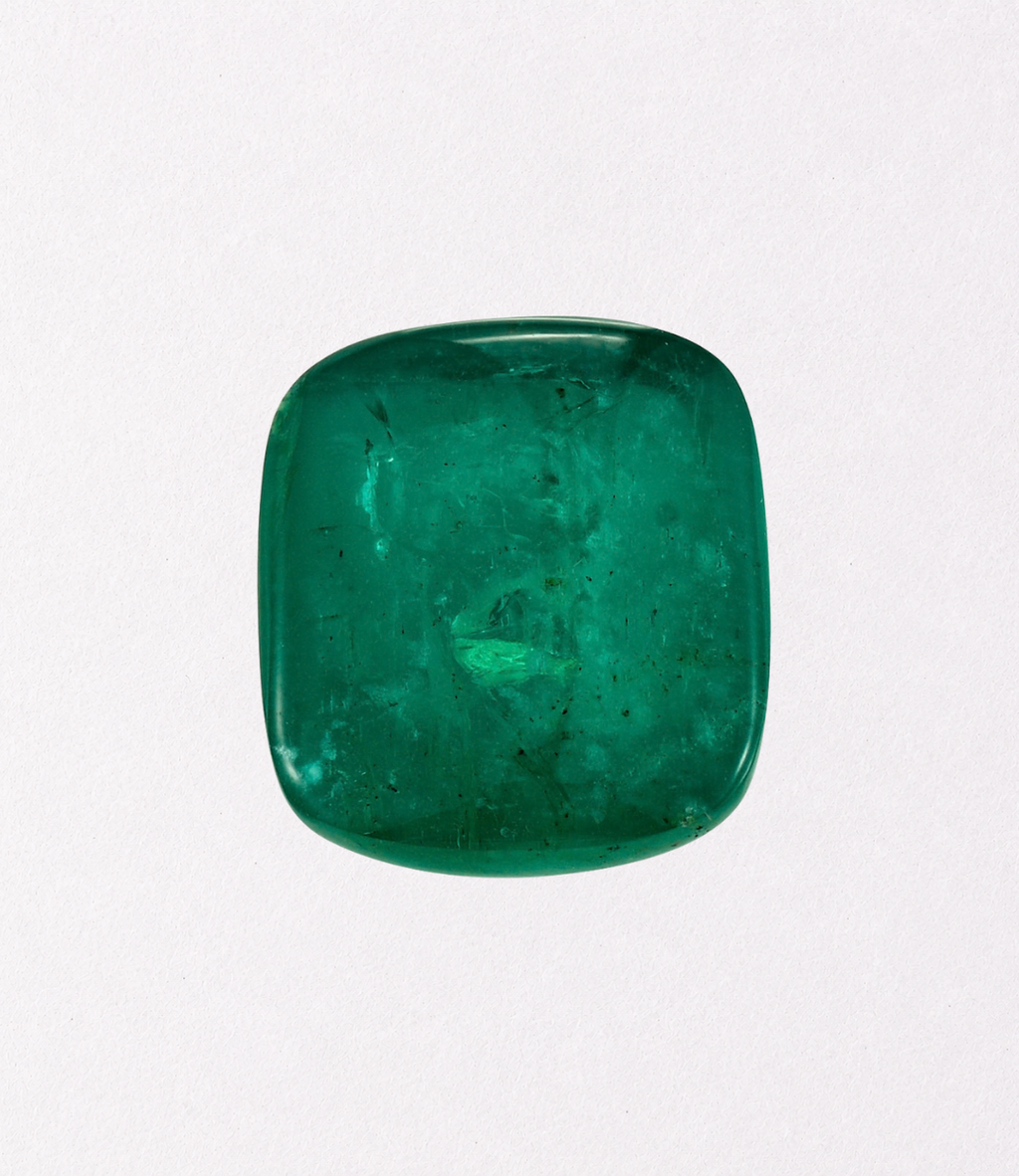 Natural Emerald Cushion Cabochon
