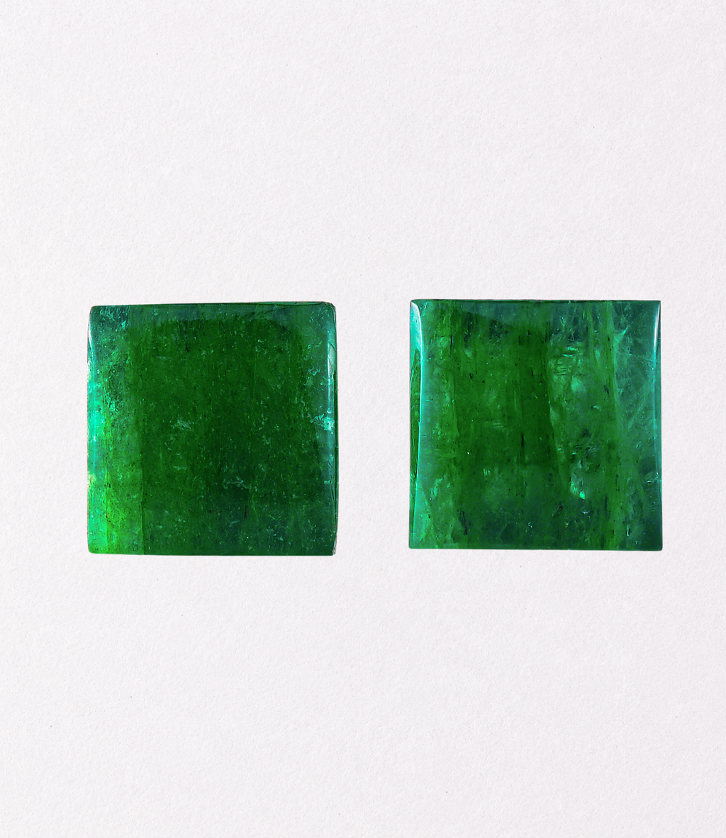 Emerald Pyramid-Cut Pair
