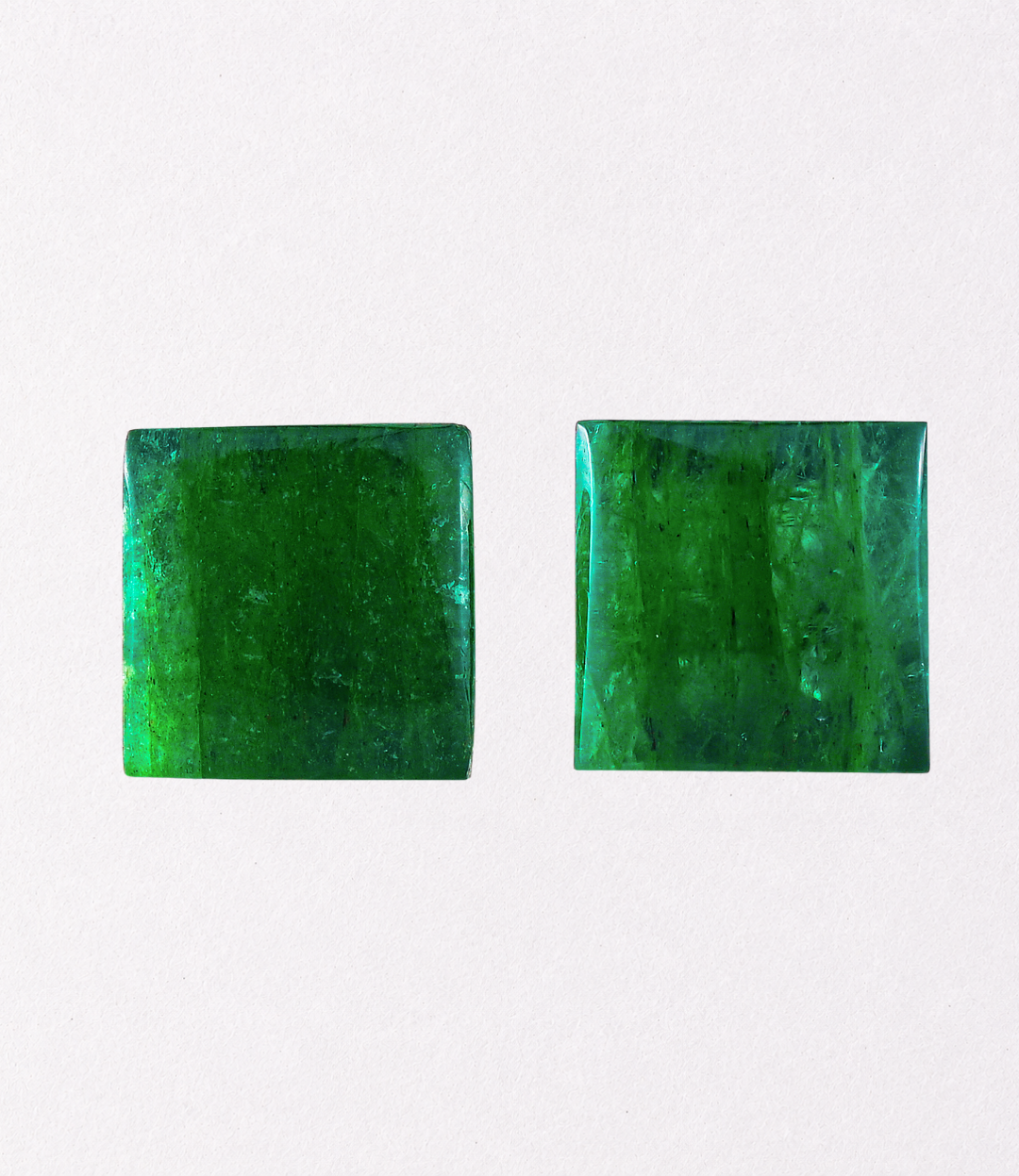 Emerald Pyramid-Cut Pair