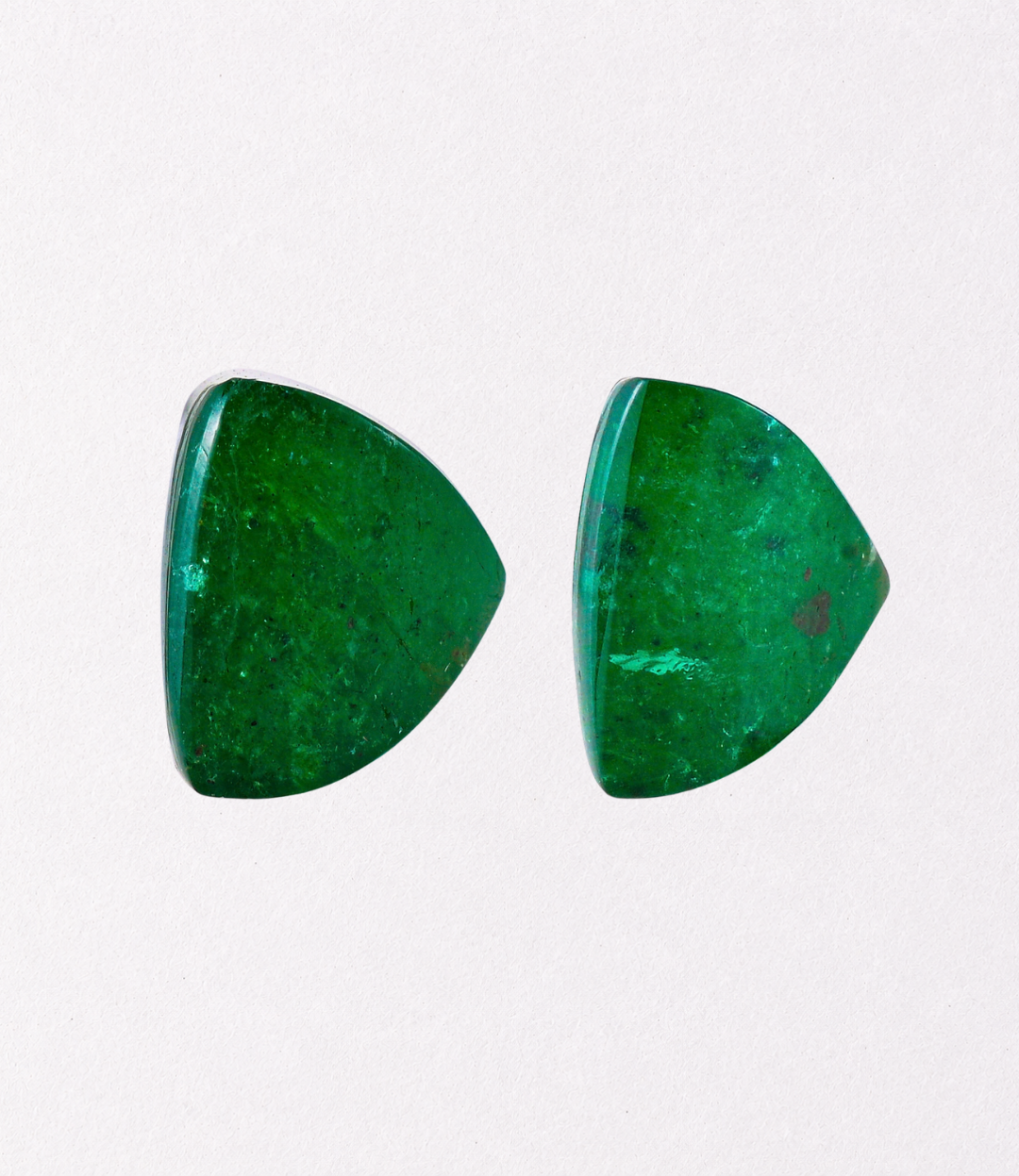 Emerald Pyramid-Cut Pair